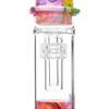 8" Silicone Glass Hybrid Nectar Collector with Matrix Perc & 10mm Nail - Tie Dye Swirl 