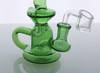  5" Mini Klein Recycler Dab Rig with 14mm Male 90 Degree Banger 25mm Dia 