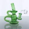  5" Mini Klein Recycler Dab Rig with 14mm Male 90 Degree Banger 25mm Dia 