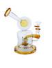 Lookah 7.8 Inch DJ Water Pipe Lookah Glass Gold 