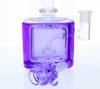  Frozen Bong - 8" Freezable Glycerin Bong Cube Purple 