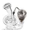 High Five Micro E-Nail Starter Kit: Cloud Cover FTK Recycler Rig with Quartz/Titanium Hybrid Nail Dab Kit