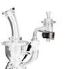 High Five Micro E-Nail Starter Kit: Cloud Cover FTK Recycler Rig with 30mm Quartz E-Banger Bucket Dab Kit