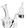 High Five Micro E-Nail Starter Kit: Cloud Cover FTK Recycler Rig with 25mm Quartz E-Banger Bucket Dab Kit