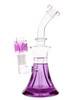  Frozen Bong - 8" Freezable Glycerin Bong Bell Purple 