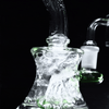 5.5" Glass Banger Hanger Dab Rig: Blue