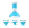  White Rhino Carb-It 3 in 1 Silicone Carb Cap: Glow Blue and White 