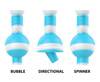  White Rhino Carb-It 3 in 1 Silicone Carb Cap: Glow Blue and White 