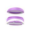 White Rhino 2 in 1 Silicone Jar and Carb Cap: Glow Purple and White