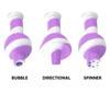  White Rhino Carb-It 3 in 1 Silicone Carb Cap: Glow Purple and White 