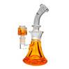 Frozen Bong - 8" Freezable Glycerin Bong Bell Orange 