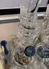 Dekal Glass Klein Recycler: Fillacello Base with Dichro Marble