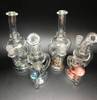  Dekal Glass Klein Recycler: Fillacello Base with Dichro Marble 