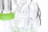 Topoo 10" Green Slime Vortex Recycler Water Pipe 