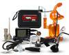  VapeBrat Quatro Pro LCD Enail: Terp Slurper E-nail - Nectar Collector Enail - Titanium E Nail and Quartz Electric Nail Kit 