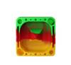  Square Silicone Dab Tray: Rasta 