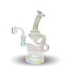 VapeBrat Klein Recycler - 7" Iridescent Rig Floating Recycler: VapeBrat