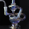 VapeBrat Klein Recycler - 7" Iridescent Rig Floating Recycler: VapeBrat