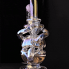VapeBrat Fab Egg Rig - 7.5" Iridescent Bong Recycler Rig: VapeBrat