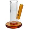 VapeBrat 3" Glass Carb Cap & Dabber Stand - Amber 