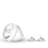 VapeBrat Diamond Carb Cap with Two Diamond Terp Pearls: Clear Quartz