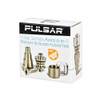 Pulsar Titanium Dab Nail with Quartz Dish - Deep Dish Nail: 25mm 