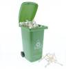 VapeBrat Dab Swab Storage: Mini Trash Bin - Aqua Blue 