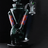 VapeBrat Best Enail Dab Rig: Recycler Rig Klein Double Uptake - VapeBrat Pink and Aqua