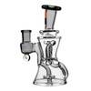 VapeBrat Mini Recycler Dab Rig: 7" Hourglass Recycler - VapeBrat Smoke