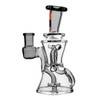 Mini Recycler Dab Rig: 7" Hourglass Recycler - VapeBrat Smoke