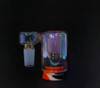 VapeBrat Dab Kit with Rig: Iridescent Glass Recycler Dab Rig with Dab Rig Accessories 