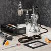 VapeBrat 20mm Enail For Quartz Banger: VapeBrat Micro with Axial Enail Coil, Banger and Carb Cap