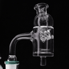 VapeBrat Spinner Carb Cap Vortex Bubble 30mm: Glass Colored Carb Cap