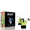 aLeaf The Reclaimer Bubbler: Black and Green - Mini Dab Rig Kit