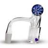 Cyclone Quartz Banger with Spinner Airflow: 14mm Male 90 Degree