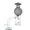 Dual Nozzle Spinner Bubble Carb Cap: Smoke