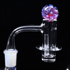 Halo Blender Banger with Marble Carb Cap and Terp Pearls