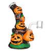 Halloween Dab Rig: Stacked Jack-O-Lantern 7"