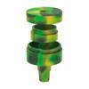 Silicone Reclaim Catcher 14mm-18mm: Green Black