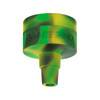 14mm Silicone Reclaim Catcher: Green Black