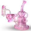 Pink Heart Dab Rig by Preppy La Peui: Self Love Self Care Series