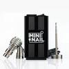 MiniNail E-Nail Kit with Hybrid Quartz Titanium Nail - Black