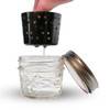 Mini Glass Dunk Tank: Iso Jar with Strainer