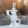 Mini Wax Rig FTK Double Uptake Klein Recycler 5.5": VapeBrat