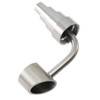 Titanium Banger with Angled Bucket: Long Neck 10mm 14mm 18mm