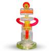 Recycler Dab Rig with Fab and Donut Perc: Neon Sunset Rig