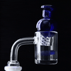 Carb Cap with Terp Pearls: Spinner Bubble  UV Color Glows in Blacklight