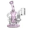 Pink Heart Mini Dab Rig by Preppy La Peui: Self Love Self Care Series