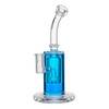 Glycerin Dab Rig: Freezer Bong Straight Base - Blue