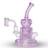 Purple Heart Dab Rig by Preppy La Peui: Self Love Self Care Series